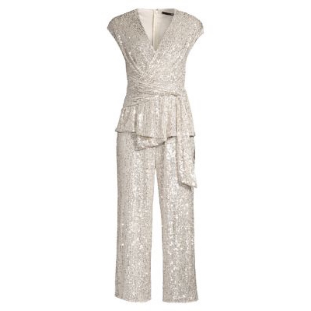 Jay Godfrey Susie Sequin Jumpsuit